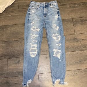 american eagle ripped jeans